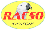 logo parrot yellow racso